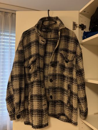 Zara Hemdjacke kariert Grösse XL 