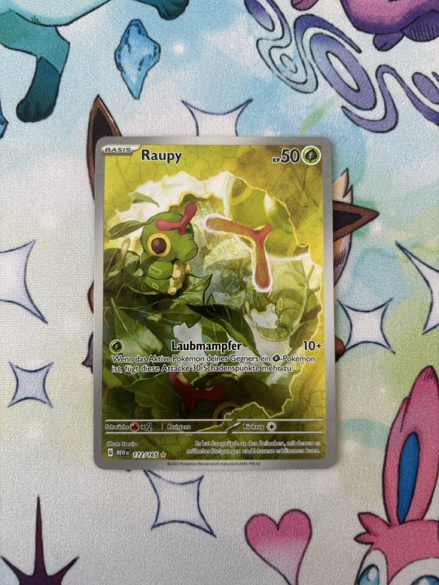 Pokémon Sammelbilder & Trading cards: Raupy MEW 172/165 – Neu (gemäss Beschreibung) aus Reinach BL von oli_nbx7