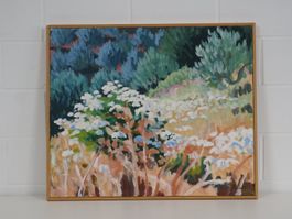 Waldblumen Acryl Kunstwerk