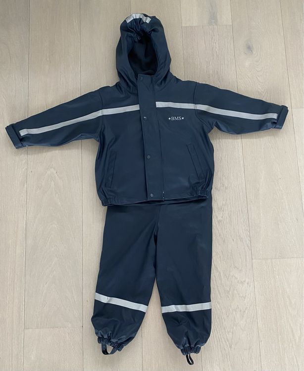 Kleiderpaket (gefütterte Matschhose+Matschjacke) bms 98
