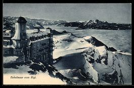 AK Rigi-Kulm, Nebelmeer vom Rigi
