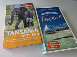 Reiseführer Tansania und Sansibar, 2 Bücher, gebraucht