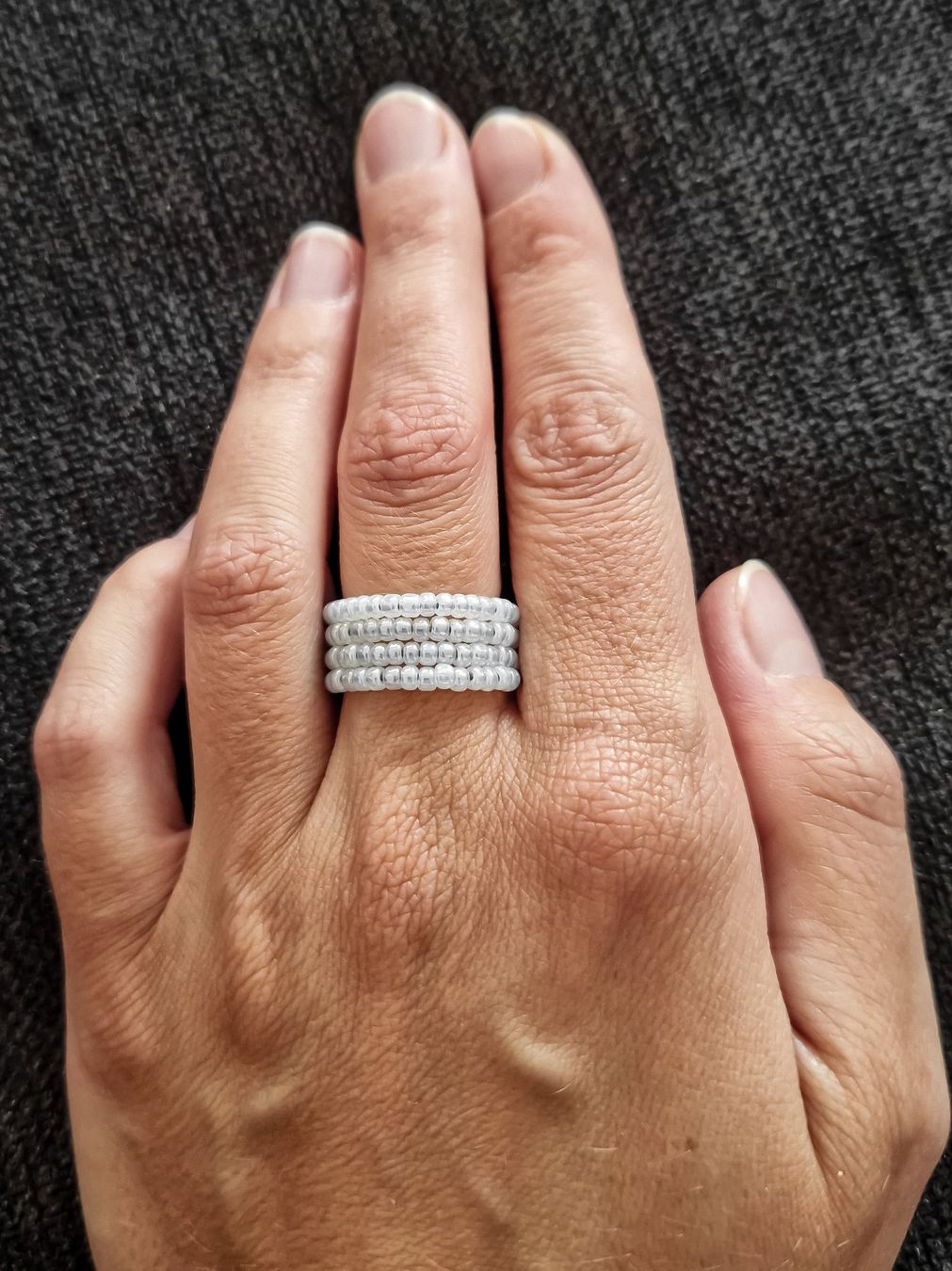 Ringe: Ring, Fingerring, Perlen, schmuck, modeschmuck, handschmuck – Neu und originalverpackt aus Hettlingen von worldexplorer