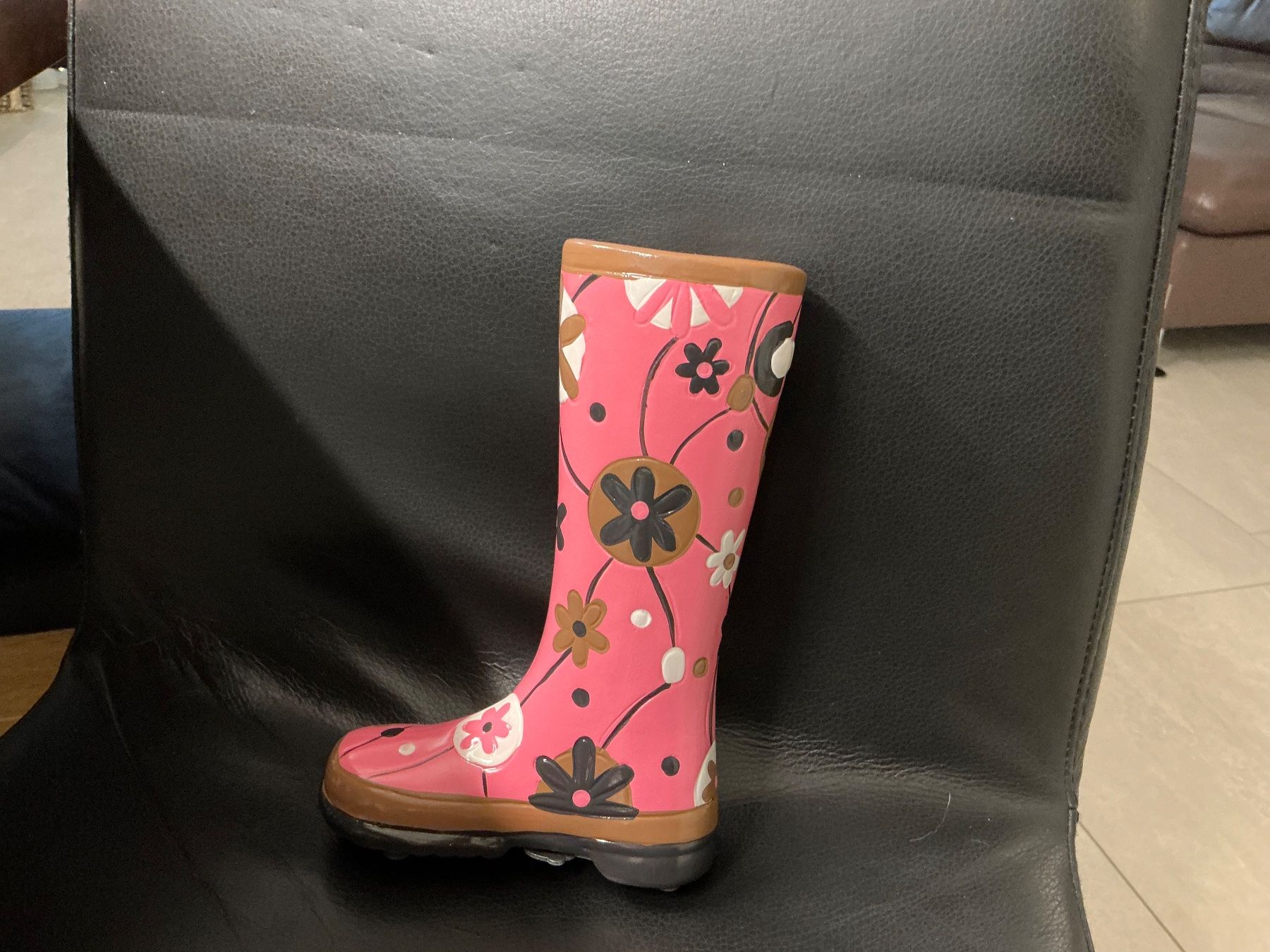 Salvadanai: Sparschwein Stiefel rosa blumig neu – Nuovo (secondo la descrizione) da Würenlos venduto da ursle67 1