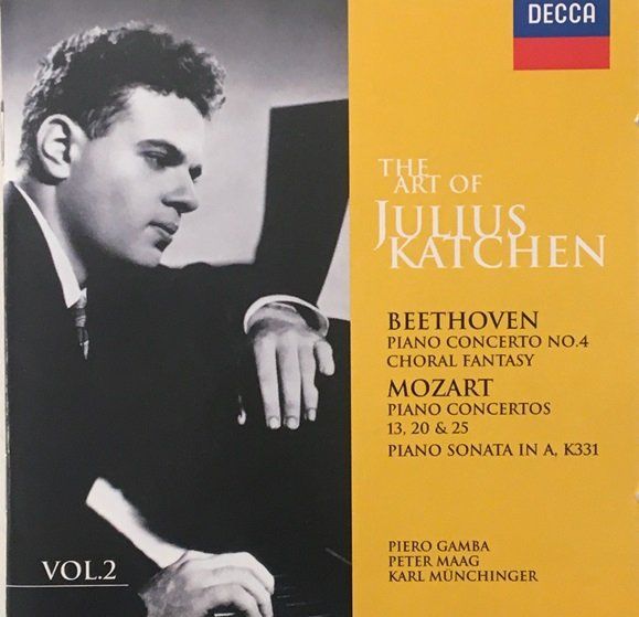 CD: Julius Katchen - Beethoven/Mozart - Klavierkonzerte – Usato da Grüningen venduto da azulblanco