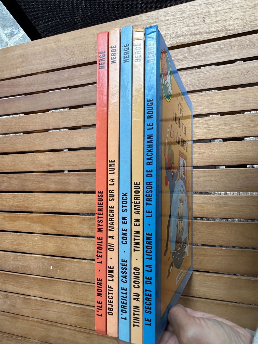 Fumetti: TINTIN: 5 ALBUMS DOUBLES – Usato da Bevaix venduto da Falbala0 4
