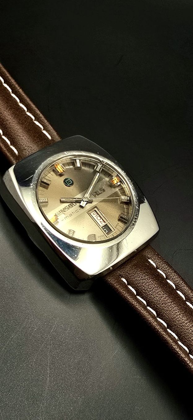 Ginsbo Watch Co Orologi: GINSBO MATIC ALS Automatic Movement Day, Date, Stahl – Usato da Neftenbach venduto da Taschen-Uhren 7