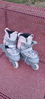 Inline Skates Grösse 29-33 verstellbar rosa/grau