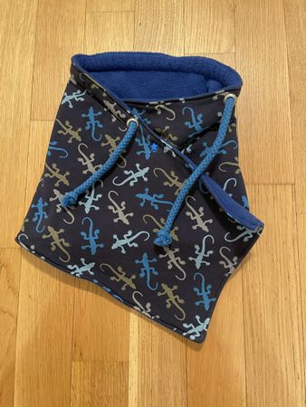 Schal , Schlauchschal Loop mit Fleece,