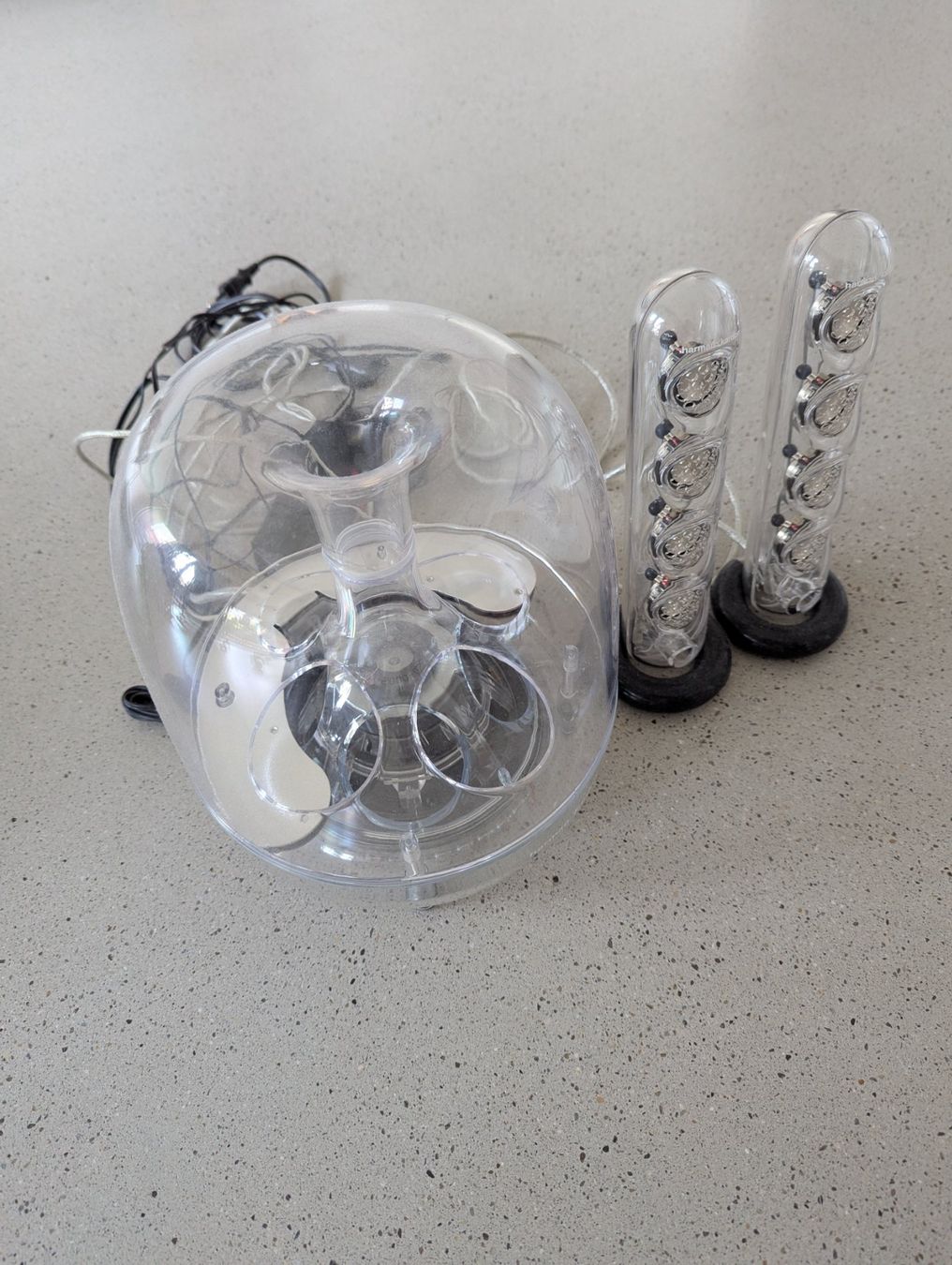 Harman-Kardon Casse acustiche: Harman Kardon Soundsticks inkl. Philips Bluetooth Adapter – Usato da Basel venduto da die_8g9h 1