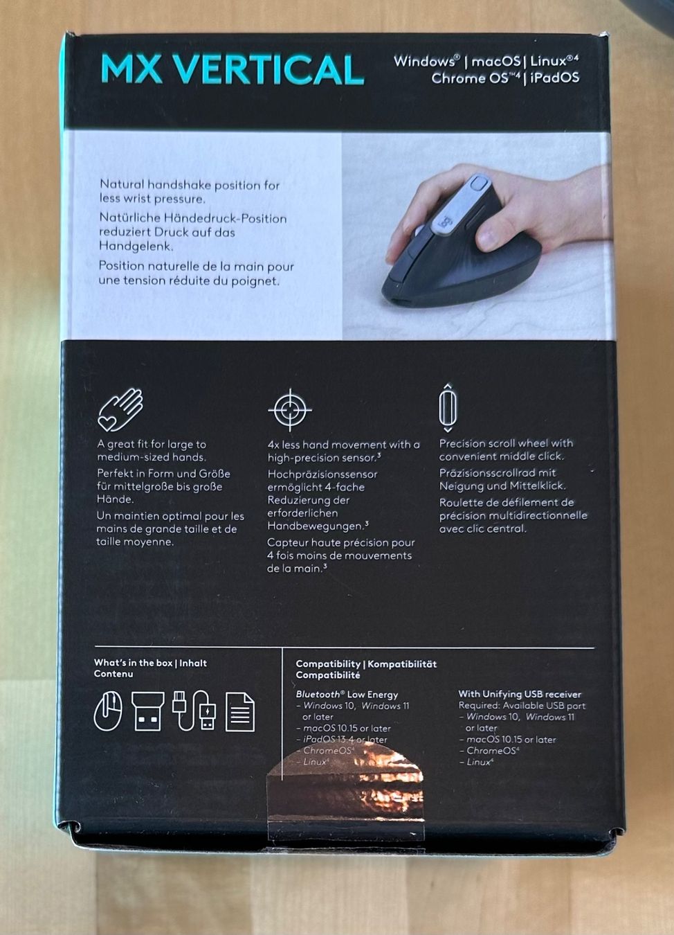 Logitech Maus: Logitech MX Vertical Maus – Gebraucht aus Watt von BOberland71 3