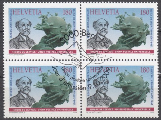 Tous les timbres: SBK D X 22 im 4er-Block mit ET – D'occasion à Bürglen TG par StampGraf