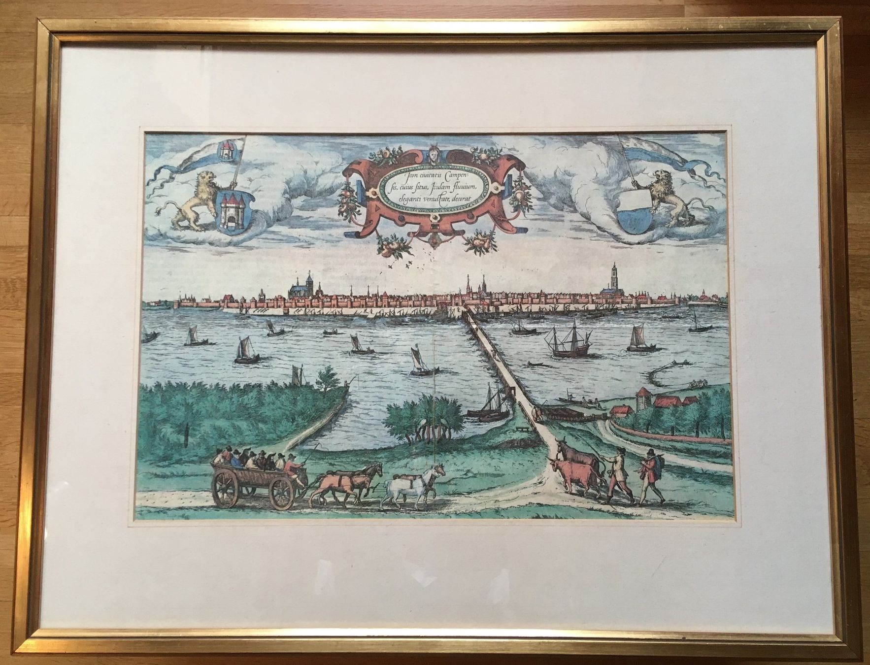 Incisioni: Kupferstich Campen ca. 1580 – Usato da Oberwil BL venduto da huldrych70