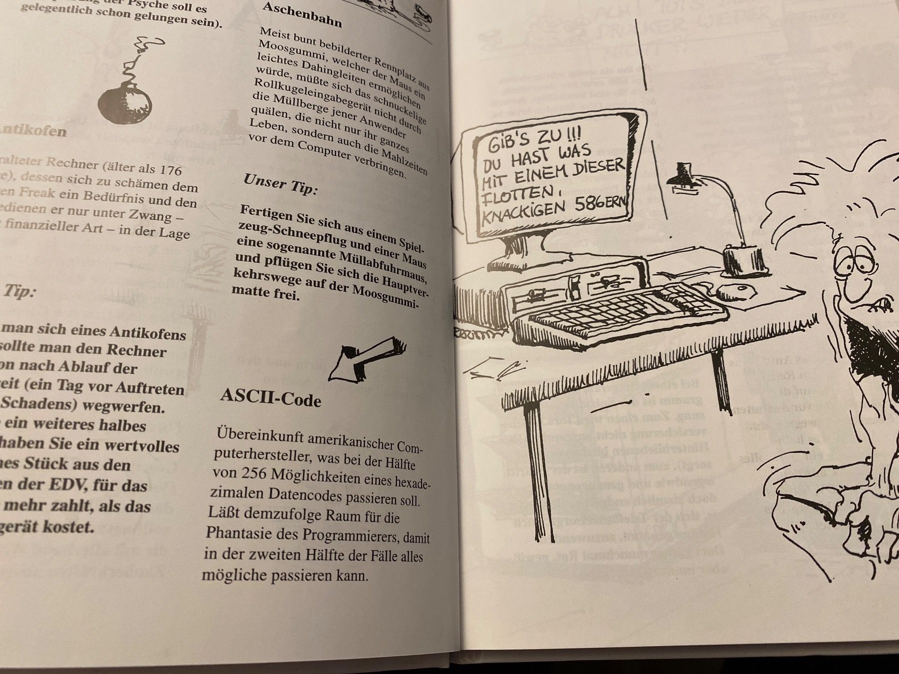 Libri: Computer Buch, Cartoons,  Gert Seidel & T. Plassman – Usato da Baden venduto da swiss-alps 2