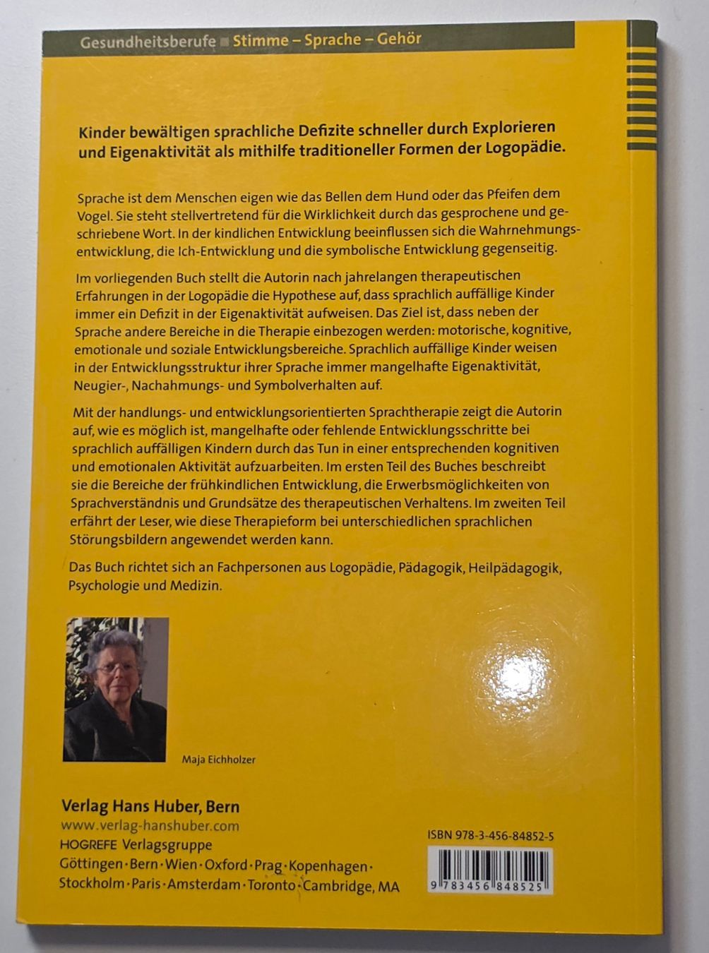 Libri: HANDELN DENKEN SPRACHE Sprachtherapie Logo Maja Eichholzer – Nuovo (secondo la descrizione) da Dürnten venduto da Bachtelrider_ 2