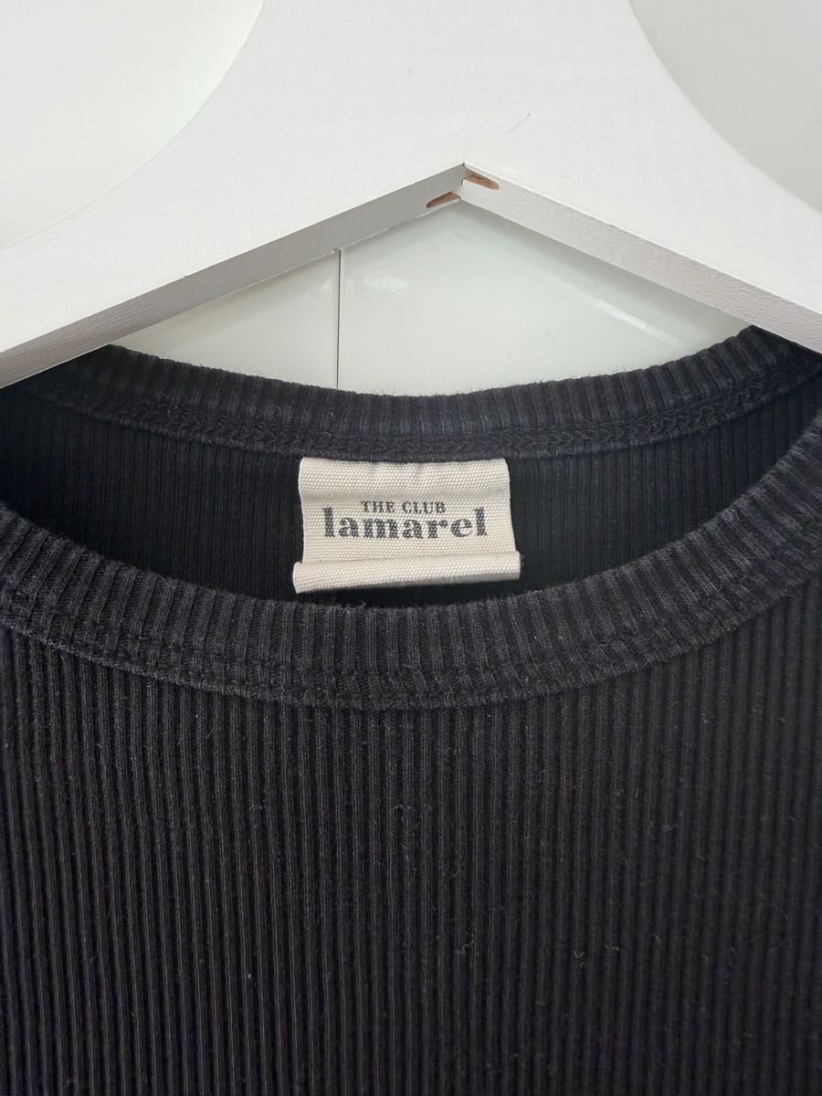 Lamarel Top: Lamarel ribbed black long sleeve top – Nuovo (secondo la descrizione) da Uster venduto da Monika_OB 2