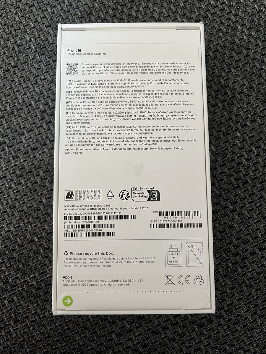 Apple Handys / Smartphones: Iphone 16 Neu 128GB – Neu und originalverpackt aus Bern von jan_2vny 3