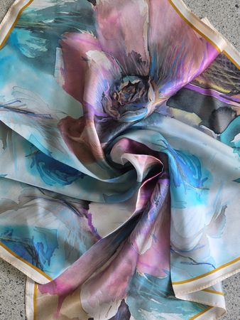 Seidenfoulard 53 x 53 cm