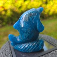 💙 Blauer Apatit Delphin 💙163g