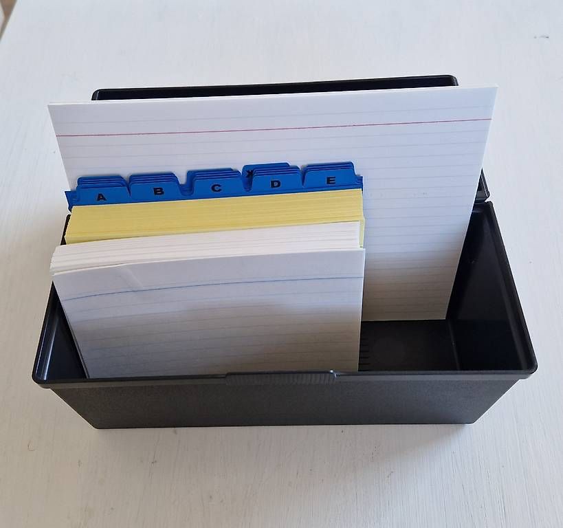 Ablagesysteme: Karteibox – Gebraucht aus Spiez von sundras 1