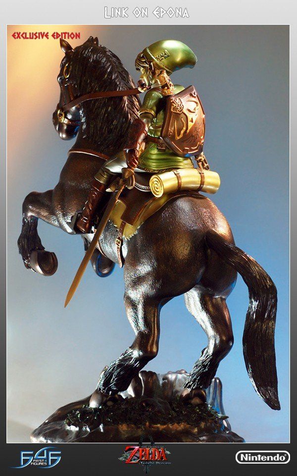 Nintendo Statuette: First 4 Figures Link on Epona Exclusive F4F – Nuovo (secondo la descrizione) da Sumiswald venduto da dulik94 1