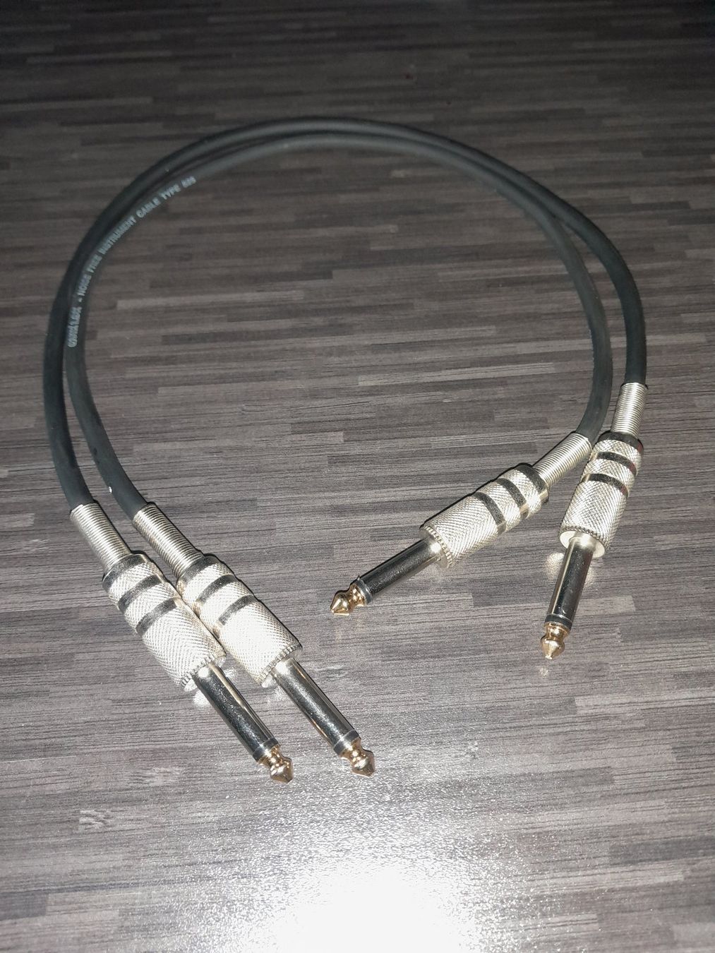 Kabel: 2 Stück Quickok Audio Klinke Kabel, 55cm – Gebraucht aus Steffisburg von FutureOne