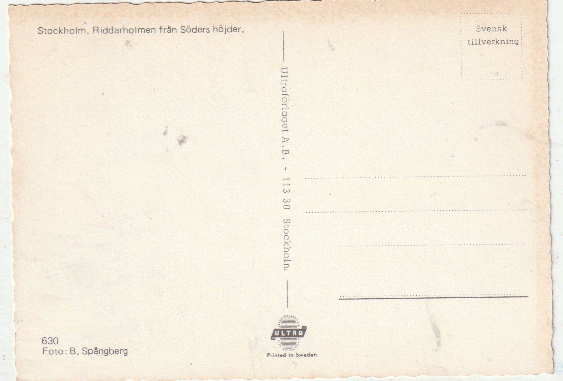 Cartoline postali: Stockholm – Usato da Lumbrein venduto da made02 1