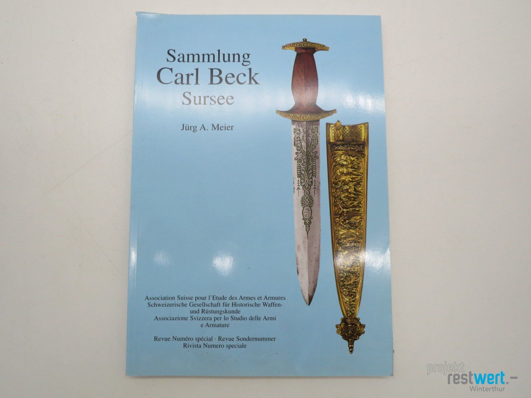 Libri: JÜRG A. MEIER Sammlung Carl Beck Sursee – Usato da Winterthur venduto da Restwert_Winterthur