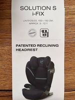 Cybex Solution S i-Fix schwarz/grün