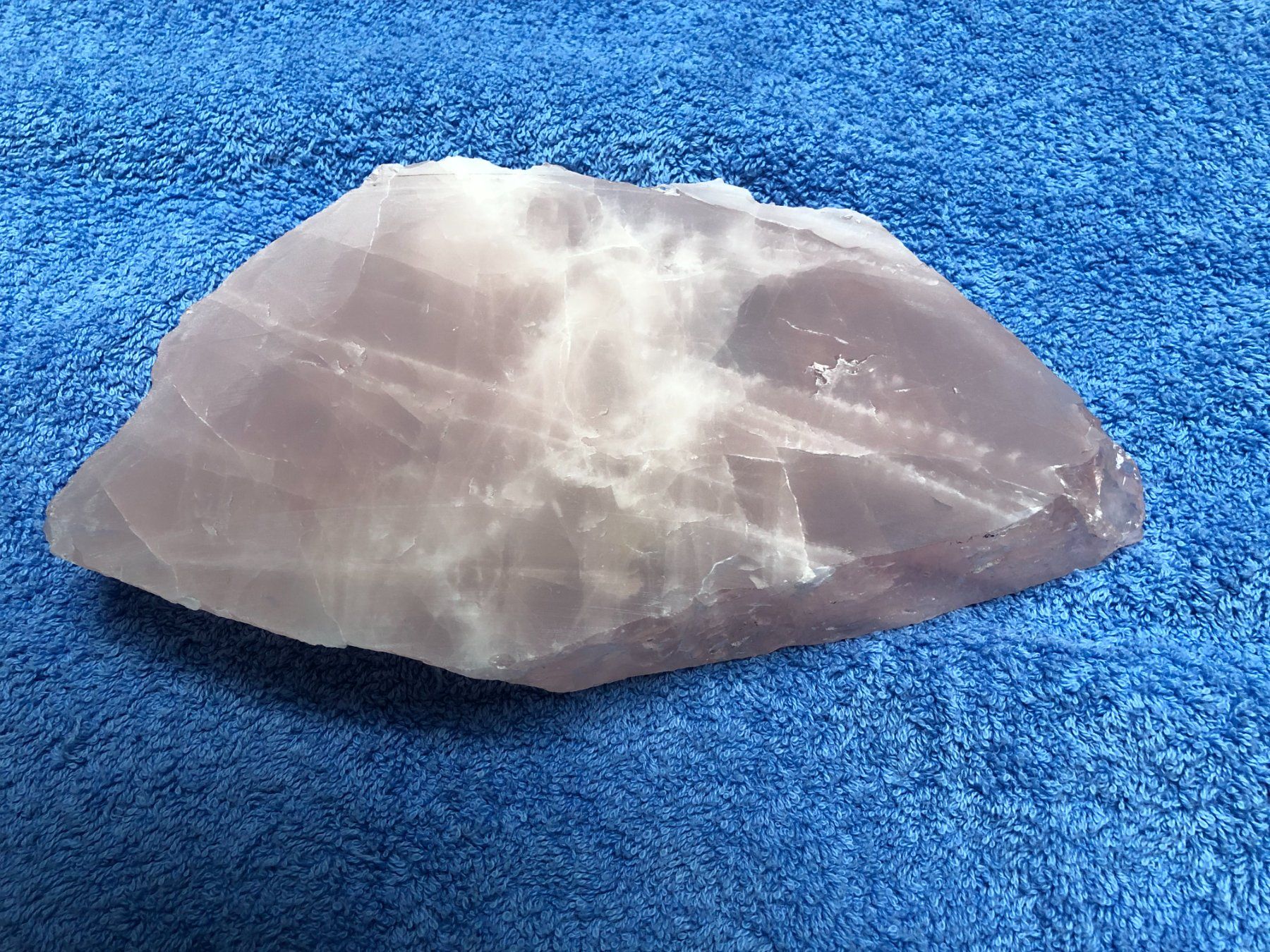 Mineralien & Heilsteine: Rosenquarz Scheibe  **NEU** – Neu (gemäss Beschreibung) aus Siebnen von Trans-Am 2