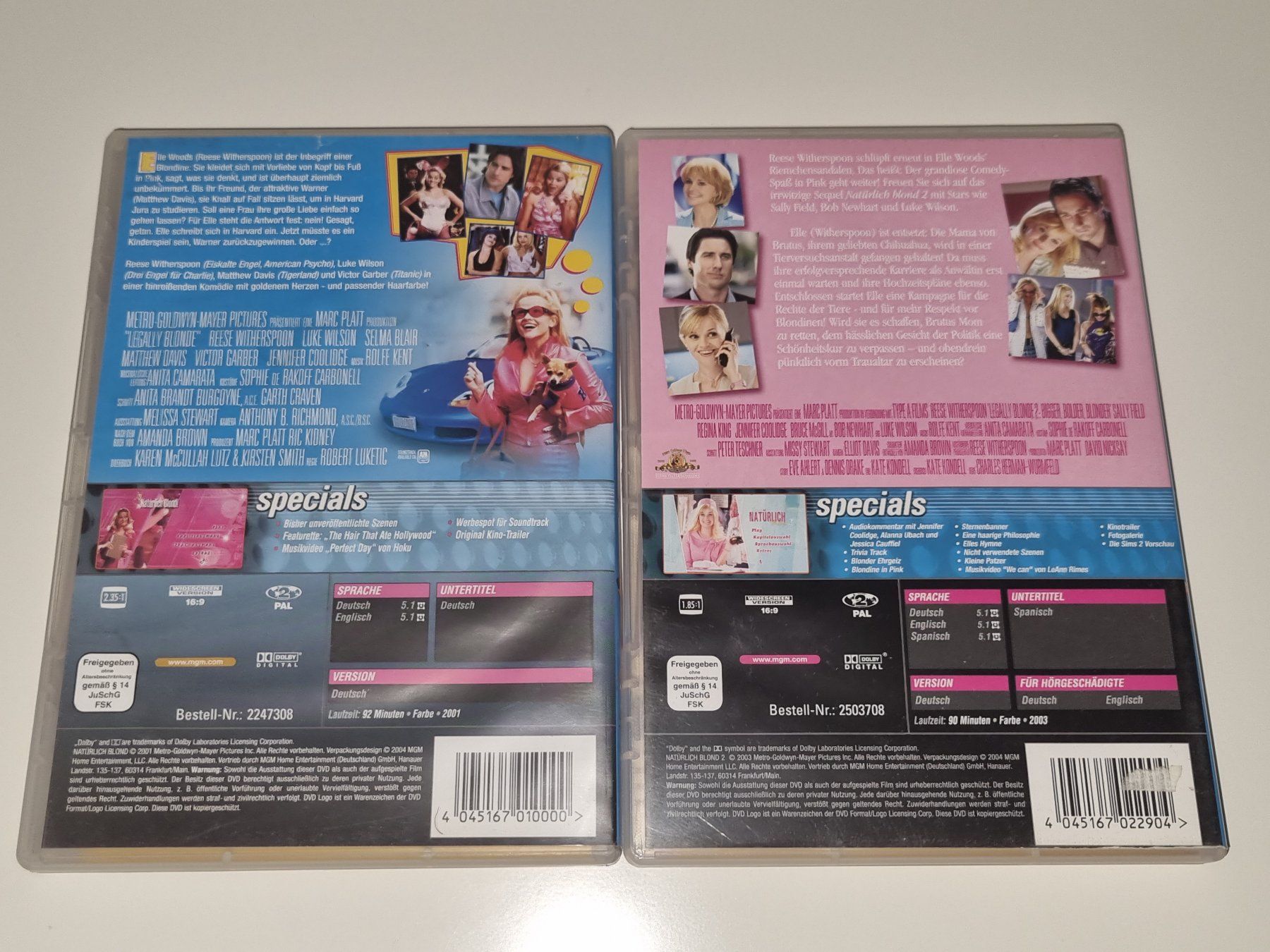 Tutti i DVDs: DVD: Natürlich blond 1+2 – Usato da Ehrendingen venduto da Thomas_2 1
