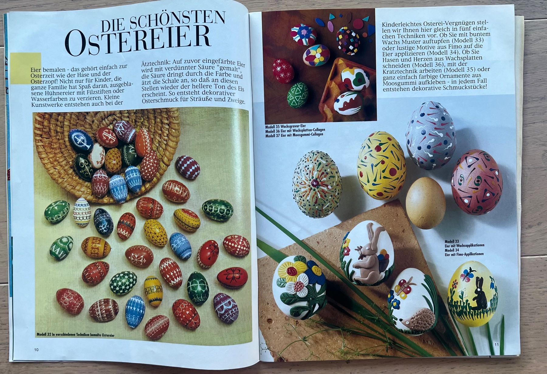 Riviste & Magazine: Vintage Bastelheft "Ostern" 90er Jahre – Usato da Aesch BL venduto da Sam-3 3