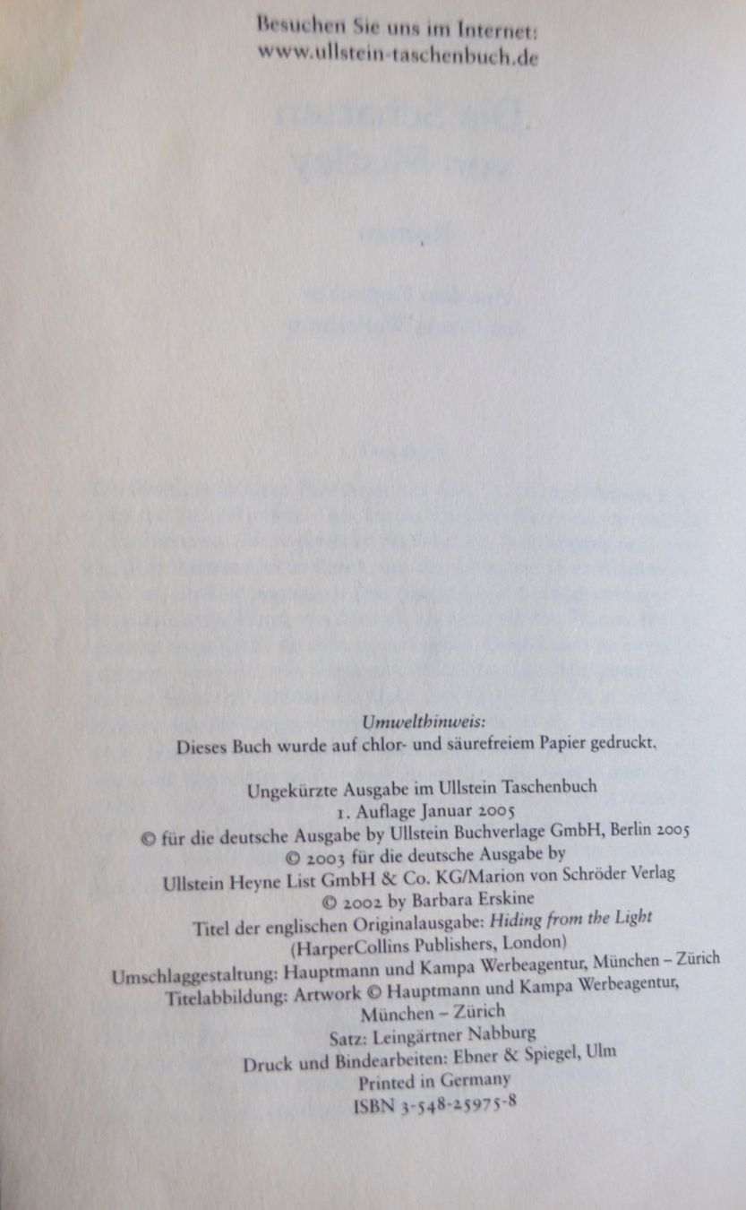 Livres: Die Schatten von Mistley – D'occasion à Glattfelden par Vrenely 6