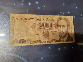 Banknote Polen 1986