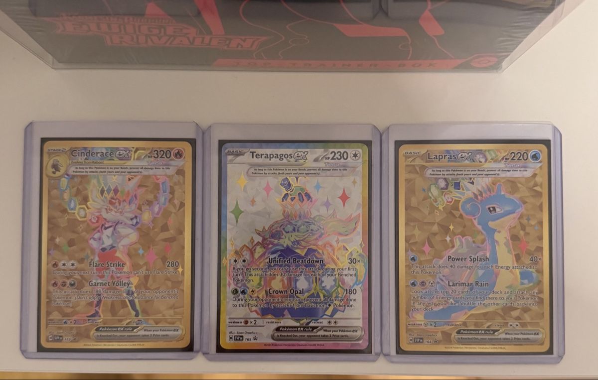 Pokémon Sammelbilder & Trading cards: Pokemon Promo Karten: Cinderace, Terapagos, Lapras EX – Neu (gemäss Beschreibung) aus Berg TG von Jasin_97