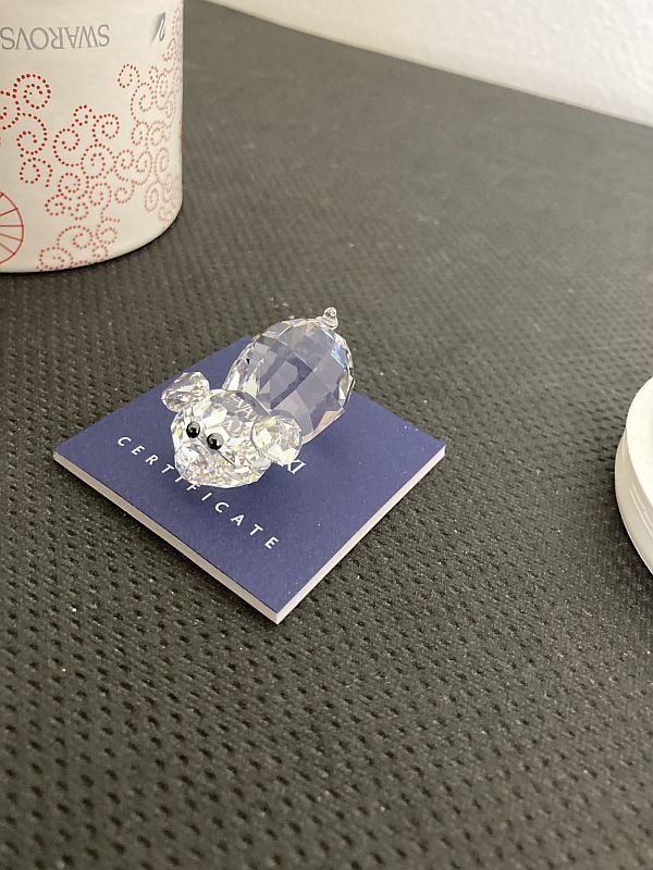 Swarovski Statuette: Maialina Piggy Pong – Nuovo (secondo la descrizione) da Airolo venduto da Hmagnum