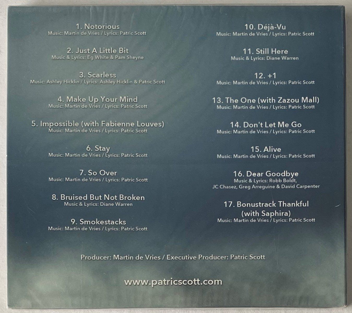 CDs: Patric Scott, Scarless – Neu und originalverpackt aus Flums von Asquillo 1