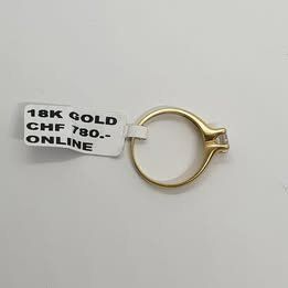 Anelli: Echt 18K Gold Ring – Usato da Luzern venduto da Luzern-Goldhaus 1