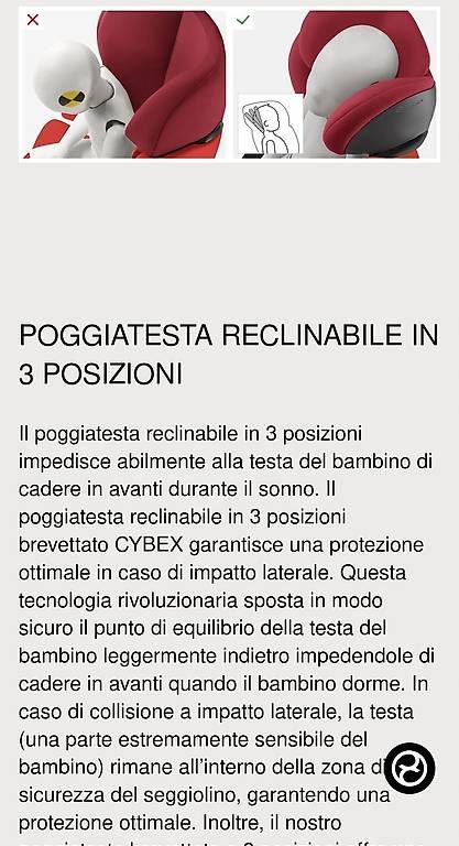 Cybex Seggiolini per auto: Seggiolino auto Cybex Solution X2-fix – Usato da Golino venduto da emi_6l62 4