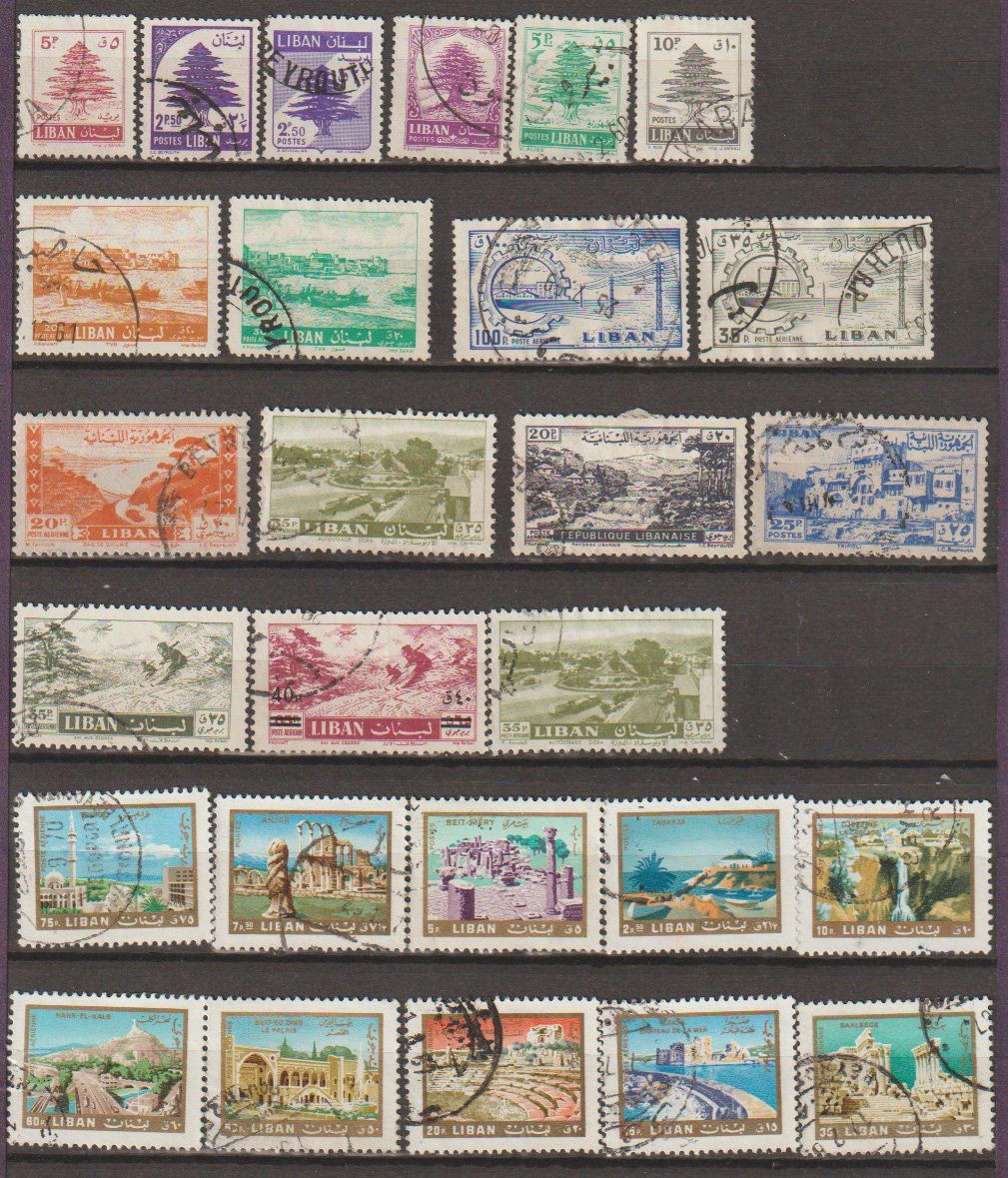 Alle Briefmarken: Liban divers, état d'occasion – Gebraucht aus Crans-Montana von kira56