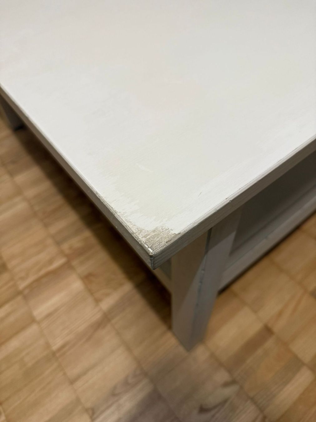Ikea Tavoli: White Wooden Coffee Table - 90x90x46cm – Usato da Oberengstringen venduto da Palibal 2