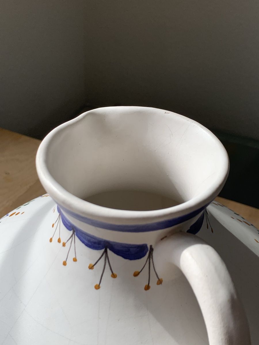 Vasi & Recipienti: Vintage Spanish Ceramic Pitcher Vase, Hand-Painted & Signed – Usato da Kriens venduto da mat_9gtt 3