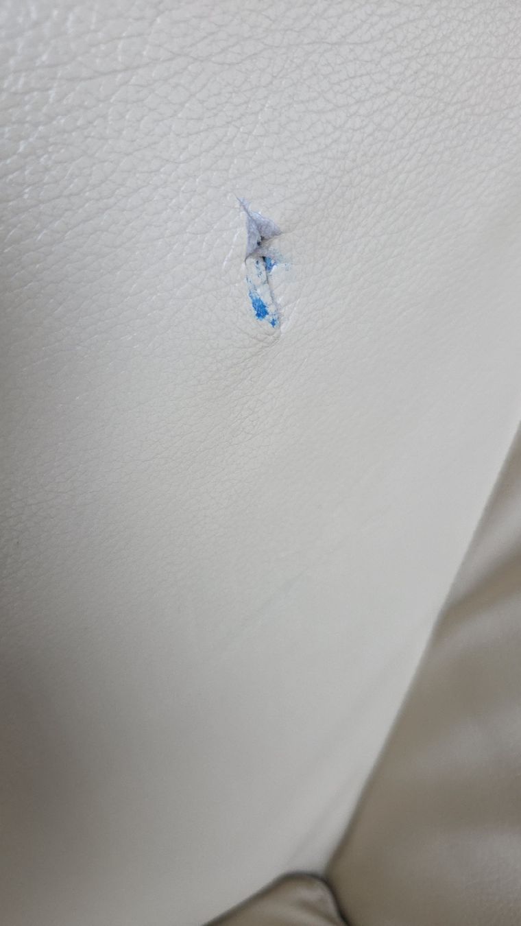 Divani: Kunstledersofa Creme – Usato da Münsingen venduto da slieus 5
