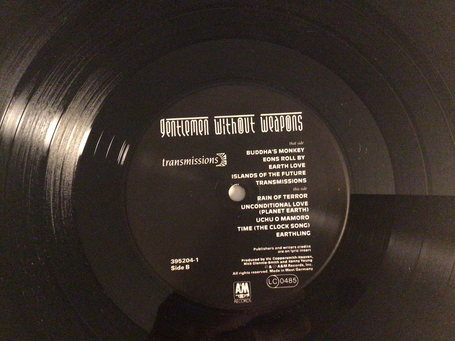 Schallplatten: TRANSMISSIONS, Gentlemen without Weapons, LP, 1988 – Gebraucht aus Steinach von Quarkie 2