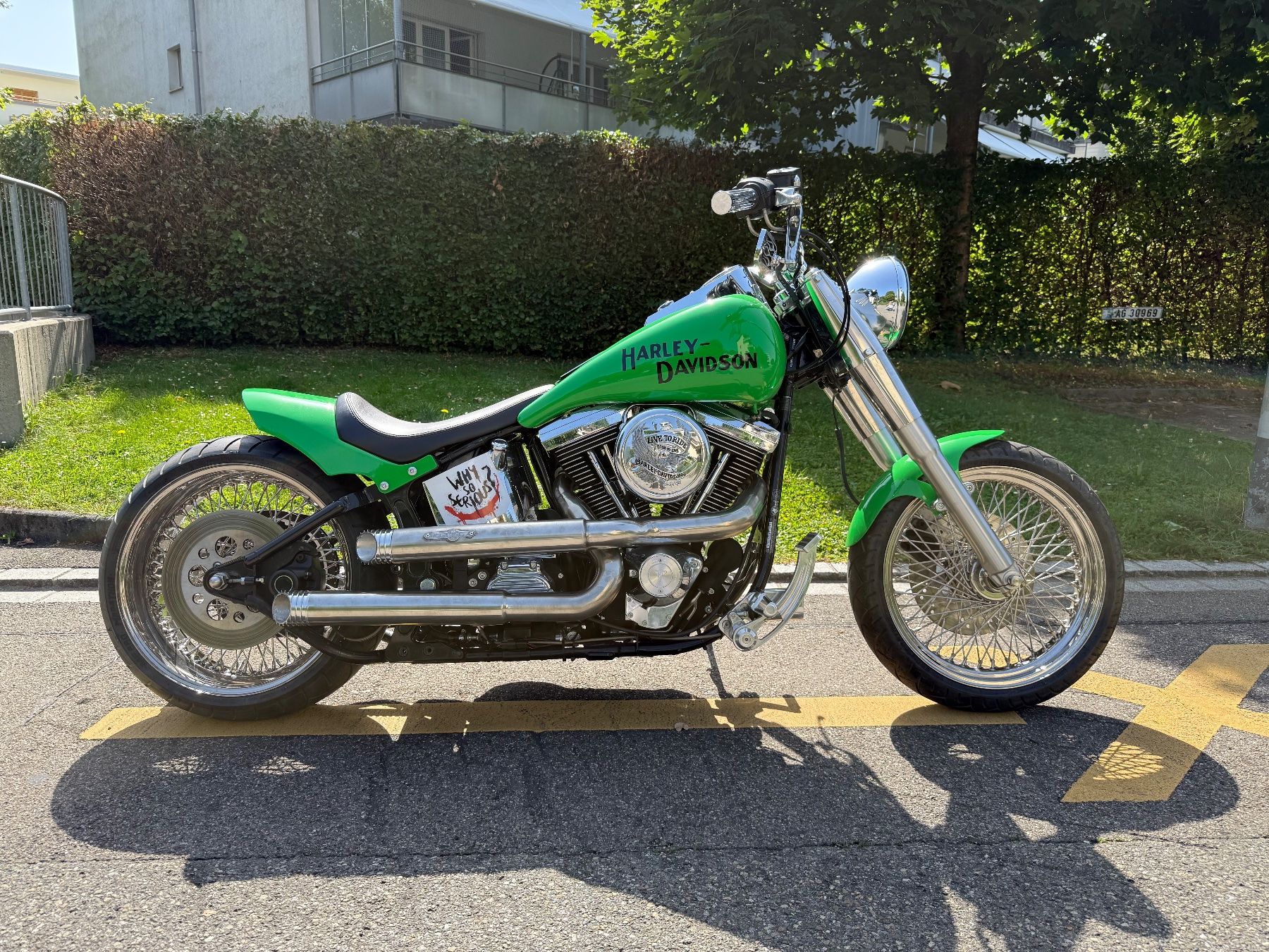 Harley-Davidson Chopper: Harley Davidson Heritage Evo Softail Custom – Usato da Rütihof venduto da elcheffe81 4