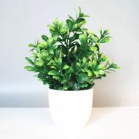 Magnifique Petite Plante Artificielle en Pot – Style Bonsaï
