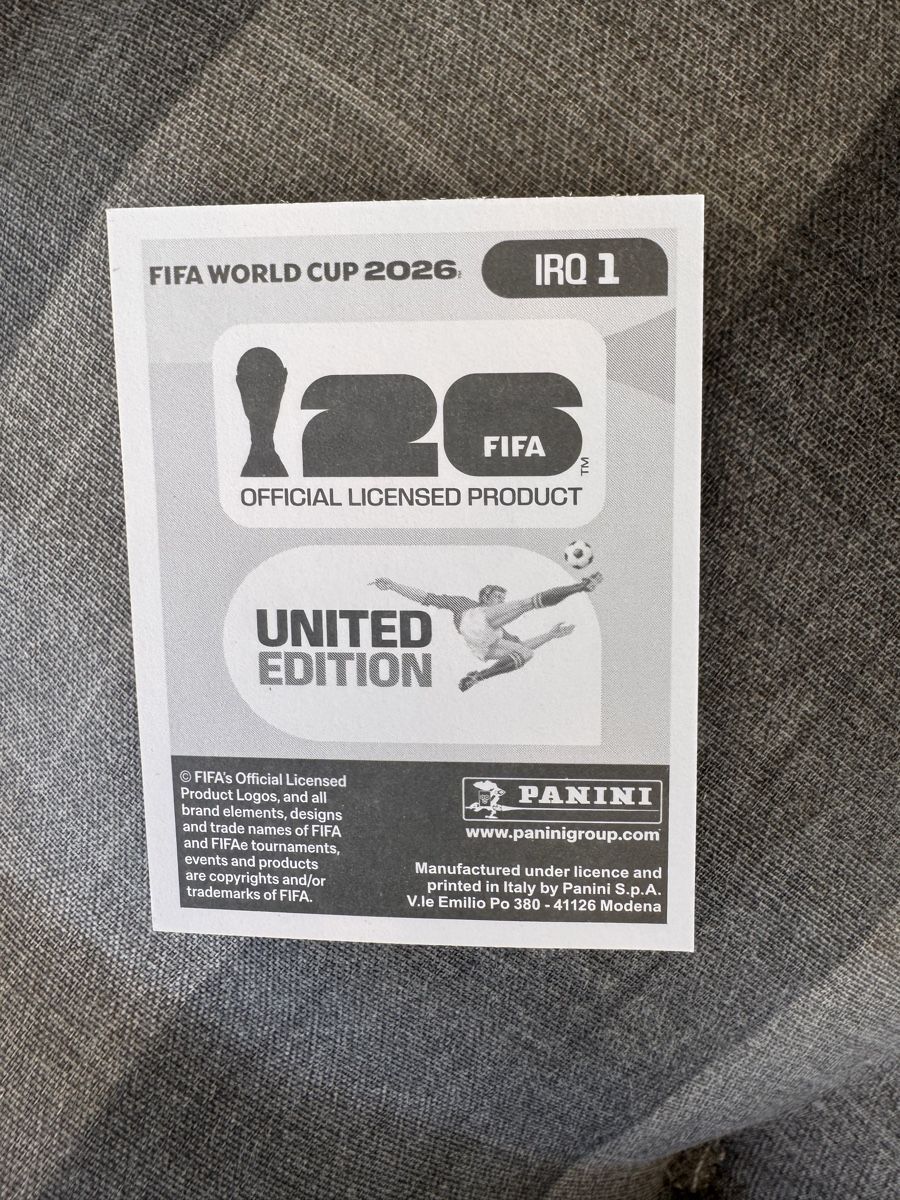 Panini Carte collezionabili: Panini - WM 2026 - IRQ 1 - Sticker – Nuovo (secondo la descrizione) da Wetzikon ZH venduto da thayreen 1