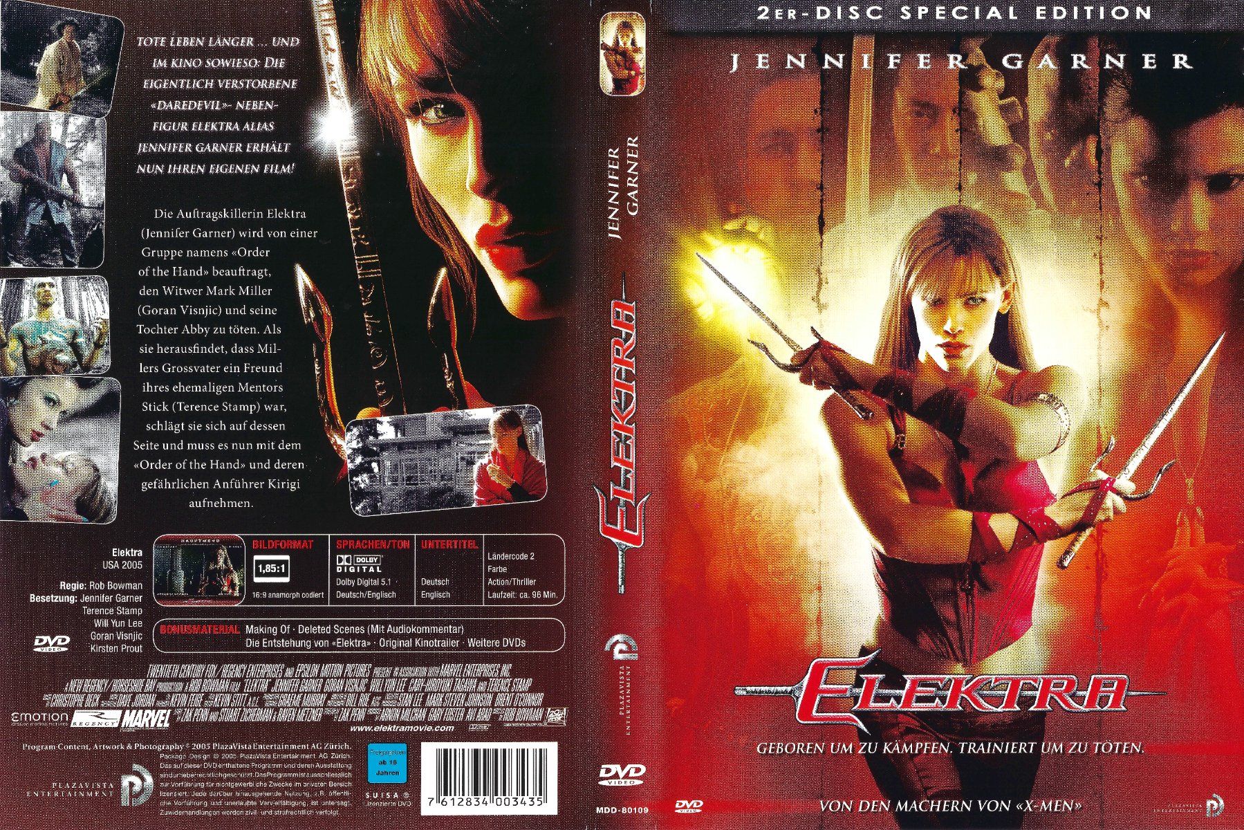 Tutti i DVDs: Elektra - Special Edition (2005) – Usato da Zürich venduto da Cineasten