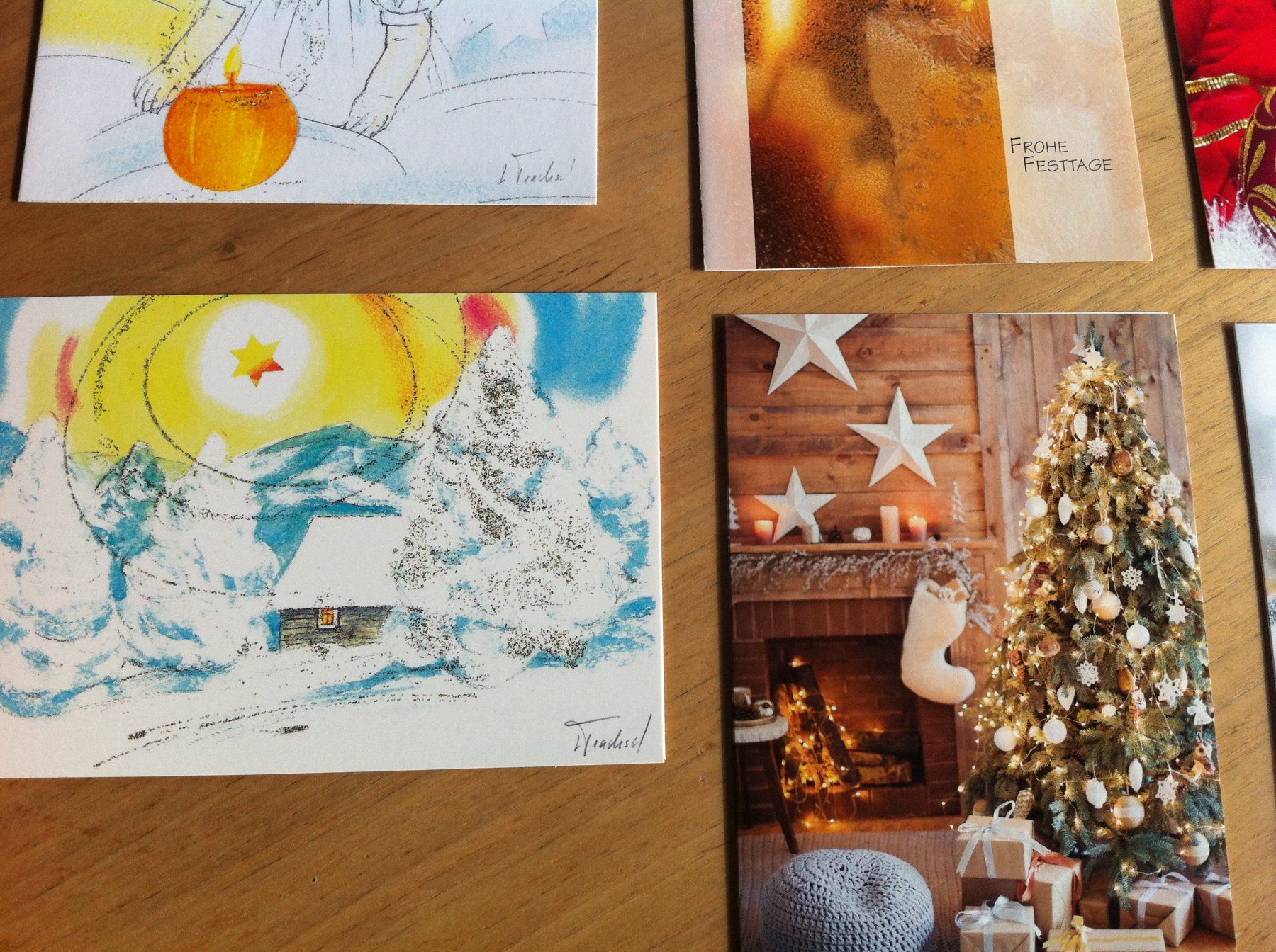 Cartes: 10 Weihnachtskarten mit Couverts – Neuf (Voir description) à Brunnen par Artemis53 2