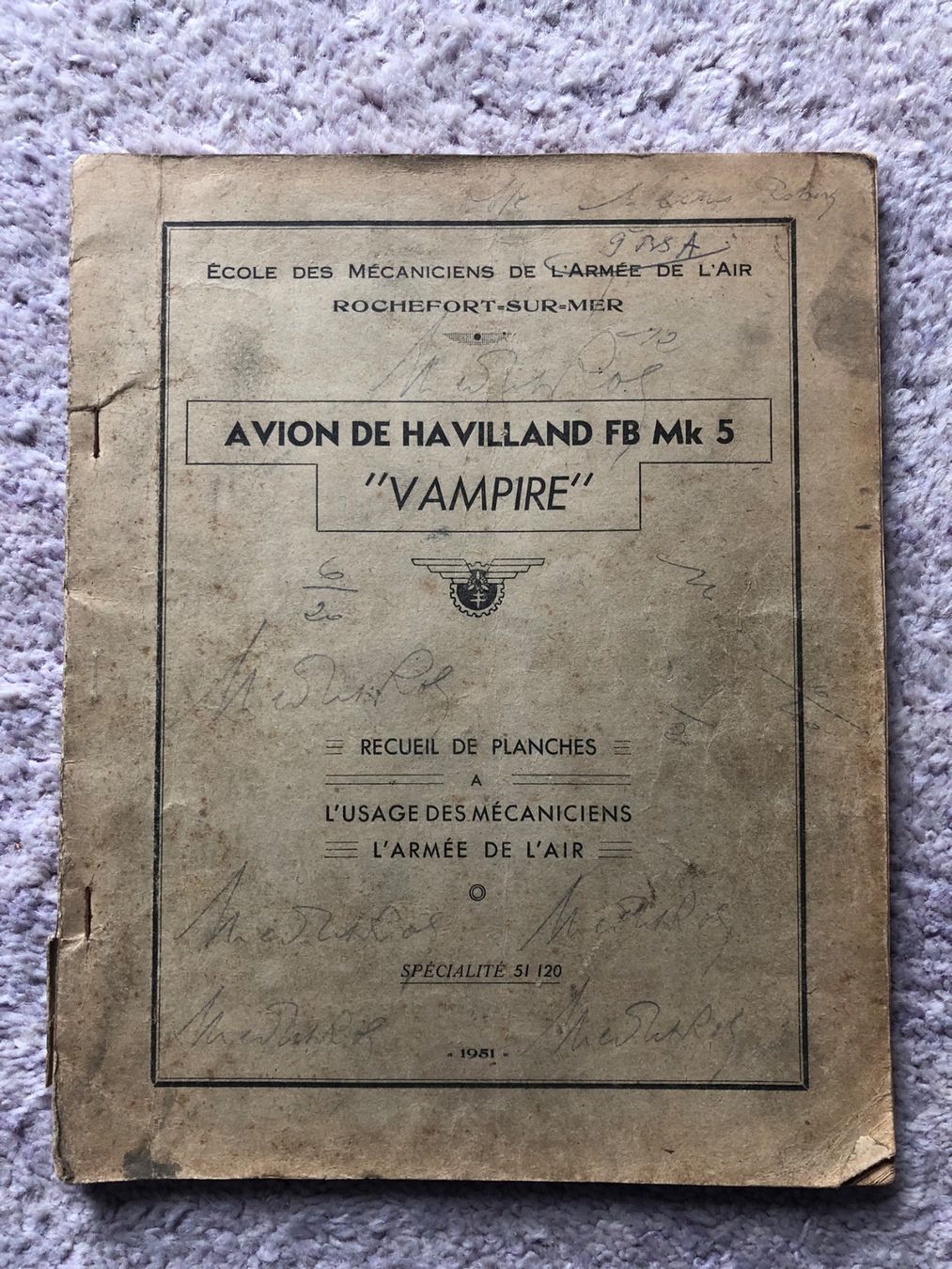 Libri: Avion De Havilland Vampire – Usato da Morrens VD venduto da kawah2